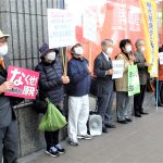 再稼働前日の12月1日の抗議行動　