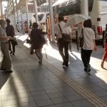 原爆と原発は　どちらも人類と共存できないと 　　8月定例アクション